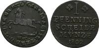 Braunschweig-Wolfenbüttel Cu Pfennig Karl Wilhelm Ferdinand 1780-1806 -