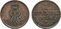 Braunschweig-Calenberg-Hannover Cu Pfennig Georg V. 1851-1866 -