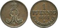 Braunschweig-Calenberg-Hannover Cu Pfennig Georg V. 1851-1866 -