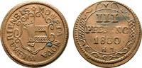Mecklenburg-Wismar, Stadt Cu 3 Pfennig -