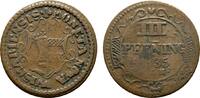 Mecklenburg-Wismar, Stadt Cu 3 Pfennig -