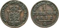Schwarzburg-Sondershausen Cu Pfennig Günther Friedrich Karl II. 1835-1880 -