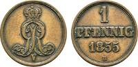 Braunschweig-Calenberg-Hannover Cu Pfennig Georg V. 1851-1866 -