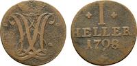 Hessen-Kassel Cu Heller 1798 Wilhelm IX. 1785-1803 Schön - sehr schön 75.30 元 含税 ＋  167.34 元 运费