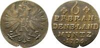 Brandenburg-Preußen 6 Pfennig Friedrich I. 1701-1713 -