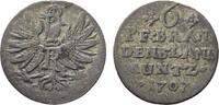Brandenburg-Preußen 6 Pfennig Friedrich I. 1701-1713 -