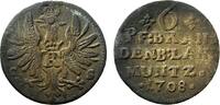 Brandenburg-Preußen 6 Pfennig Friedrich I. 1701-1713 -