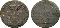 Brandenburg-Preußen Cu Pfennig 1825 A Friedrich Wilhelm III. 1797-1840 R... 75.07 元 含税 ＋  166.83 元 运费