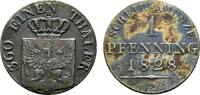 Brandenburg-Preußen Cu Pfennig 1828 D Friedrich Wilhelm III. 1797-1840 K... 75.07 元 含税 ＋  166.83 元 运费