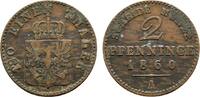 Brandenburg-Preußen Cu 2 Pfennig Friedrich Wilhelm IV. 1840-1861 -