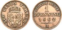 Brandenburg-Preußen Cu Pfennig Wilhelm I. 1861-1888 -