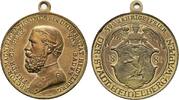 Baden-Durlach Tragbare Bronzemedaille Friedrich I. 1852-1907 -
