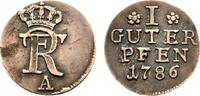 Brandenburg-Preußen Guter Pfennig Friedrich II. 1740-1786 -