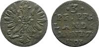 Brandenburg-Preußen 3 Pfennig Friedrich I. 1701-1713 -