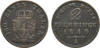 Brandenburg-Preußen Cu 2 Pfennig Friedrich Wilhelm IV. 1840-1861 -