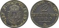 Brandenburg-Preußen Cu 2 Pfennig Friedrich Wilhelm IV. 1840-1861 -