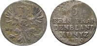 Brandenburg-Preußen 6 Pfennig Friedrich I. 1701-1713 -
