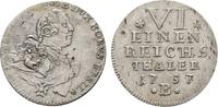 Brandenburg-Bayreuth 1/6 Taler 1757 B Bayreuth Friedrich 1735-1763 Präge... 409.99 元 含税 ＋  167.34 元 运费