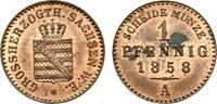 Sachsen-Weimar-Eisenach Cu Pfennig Carl Alexander 1853-1901 -