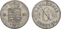 Sachsen-Meiningen 6 Kreuzer Bernhard Erich Freund 1803-1866 -