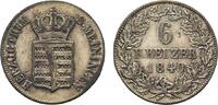 Sachsen-Meiningen 6 Kreuzer Bernhard Erich Freund 1803-1866 -