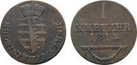 Sachsen-Meiningen Cu Kreuzer Bernhard Erich Freund 1803-1866 -
