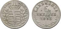 Sachsen-Meiningen 6 Kreuzer Bernhard Erich Freund 1803-1866 -