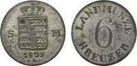 Sachsen-Meiningen 6 Kreuzer Bernhard Erich Freund 1803-1866 -