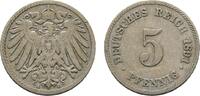 Kleinmünzen 5 Pfennig -