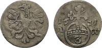 Brandenburg-Preußen 3 Pfennig Friedrich Wilhelm 1640-1688 -