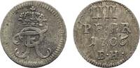 Brandenburg-Preußen 4 Pfennig Friedrich I. 1701-1713 -