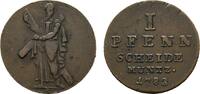 Braunschweig-Calenberg-Hannover Ausbeute Cu Pfennig Georg III. 1760-1820 -