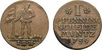 Braunschweig-Calenberg-Hannover Cu Pfennig Georg II. 1727-1760 -