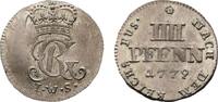 Braunschweig-Calenberg-Hannover 4 Pfennig Georg III. 1760-1820 -