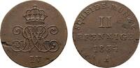 Braunschweig-Calenberg-Hannover Cu 2 Pfennig Wilhelm IV. 1830-1837 -
