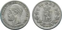 Norwegen 50 Öre Oskar II. 1872-1905 -