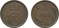 Dänemark Cu Öre Christian IX. 1863-1906 -