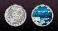 JAPAN 1000 Yen JAPAN , Y# 172 , Silver, 1000 Yen, 2011, Proof, Local Autonomy - Toyama Prefecture. Colored. Coin housed in Original Mint Holder -