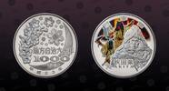 JAPAN 1000 Yen JAPAN , Y# 182 , Silver, 1000 Yen, 2012, Proof, Local Autonomy - Akita Prefecture. Colored. Coin housed in Original Mint Holder -