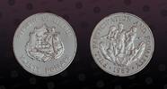 LIBERIA 20 Dollars LIBERIA, KM P2 , Silver, 20 Dollars, 1983, Proof, I.Y.D.P. Silver Piefort. Scarce. Double Thickness. 56,56 grams. Coin in excell -