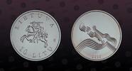 LITHUANIA 10 Litu LITHUANIA, KM# 169 , Silver, 10 Litu, 2010, Proof, Lithuanian Culture - Music. Coin in Original Mint Capsule! Coin in excellent -
