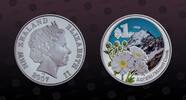 NEW ZEALAND 1 Dollar NEW ZEALAND , KM# 232 , Silver, 1 Dollar, 2007, Proof, Aoraki/Mount Cook. Comes with a copy of New Zealand Post Office purchas -