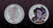 NEW ZEALAND 1 Dollar NEW ZEALAND , KM# 311 , Silver, 1 Dollar, 2008, Proof, Sir Edmund Hillary. Colored. Coin housed in Original Mint capsule! Coin -