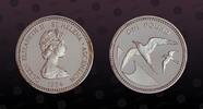 SAINT HELENA & ASCENSION 1 Pound SAINT HELENA & ASCENSION , KM P1 , Silver, 1 Pound, 1984, Proof, Sooty terns. Silver Piefort. Scarce. Max. 2500 pieces minted! D -