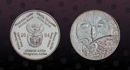 SOUTH AFRICA 2 Rand SOUTH AFRICA , KM# 284 , Silver, 2 Rand, 2004, Proof, Owl face. Very rare silver proof coin. Modern rarity. Hard to get. Coin ho -