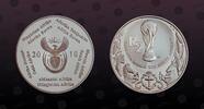 SOUTH AFRICA 2 Rand SOUTH AFRICA , KM Unlisted , Silver, 2 Rand, 2010, Proof, FIFA World Cup 2010 South Africa. Coin housed in Original Mint capsule -