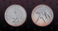 SWITZERLAND 20 Francs SWITZERLAND, KM# 127 , Silver, 20 Francs, 2008, Proof, Ice Hockey 1908-2008. Coin housed in Original Mint capsule! Coin in excel -