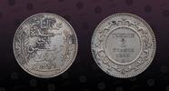 TUNISIA 2 Francs TUNISIA, KM# 239 , Silver, 2 Francs, AH1354 - 1916A, Mint Strike, Nice silver coin! -