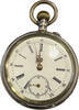 Deutschland Antike Taschenuhr cylindre Remontoir Herren Taschenuhr von 1892 Handaufzug 10 Rubis -