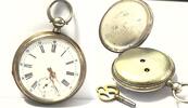 Deutschland Taschenuhr mit Schlüsselaufzug Herren Taschenuhr GT Gédéon Thommen 4 Rubis 800 er Silber -